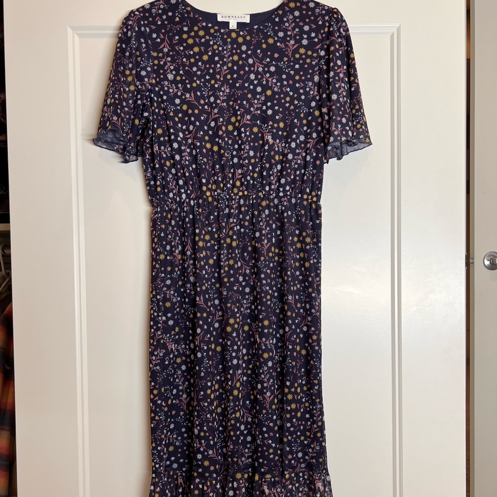 DownEast floral woman’s maxi dress